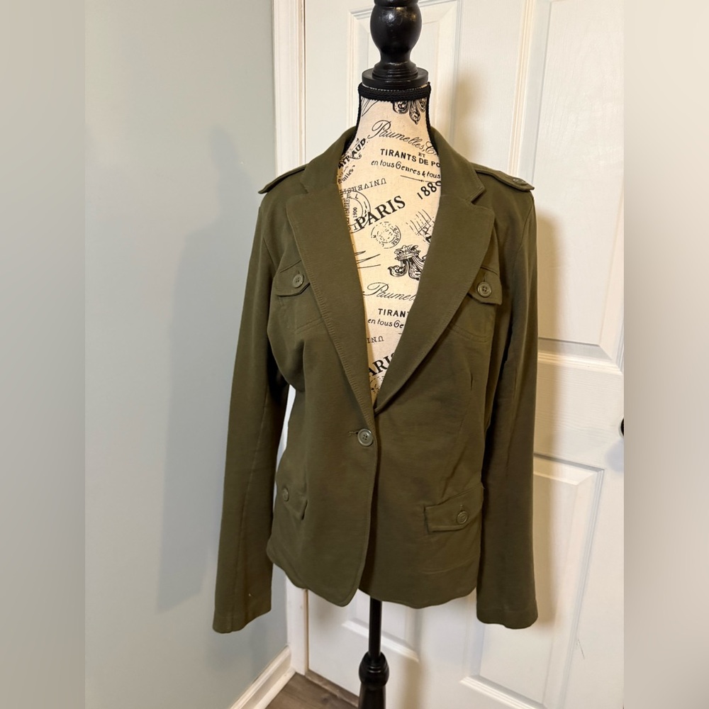 Lucky Brand Khaki Women's Blazer